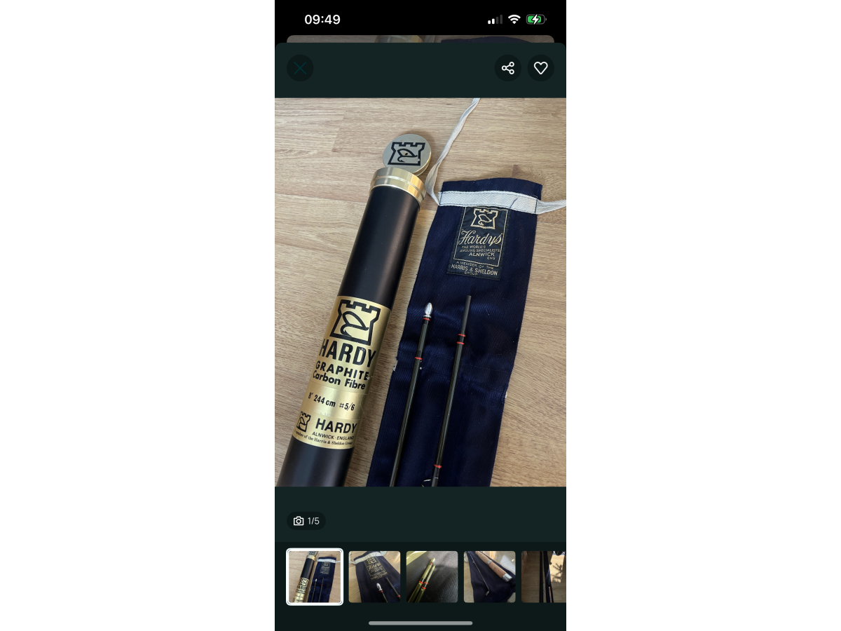 Hardy Graphite Carbon Fibre 5/6 wt